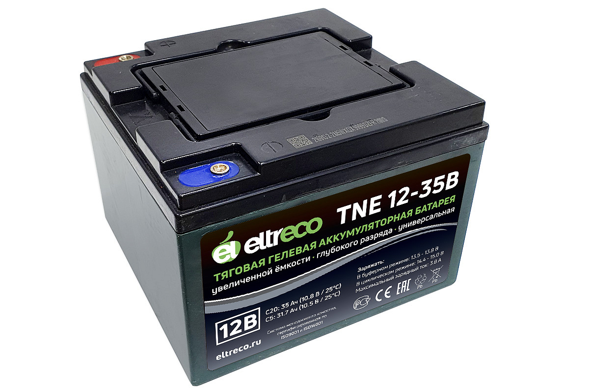Тяговый аккумулятор Eltreco TNE12-35 (12V28.5A/H C3)
