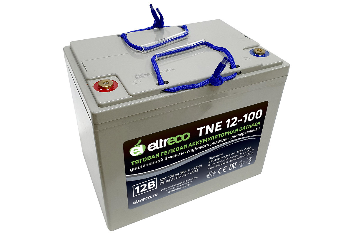 Тяговый аккумулятор Eltreco TNE12-100 (12V80A/H C3)