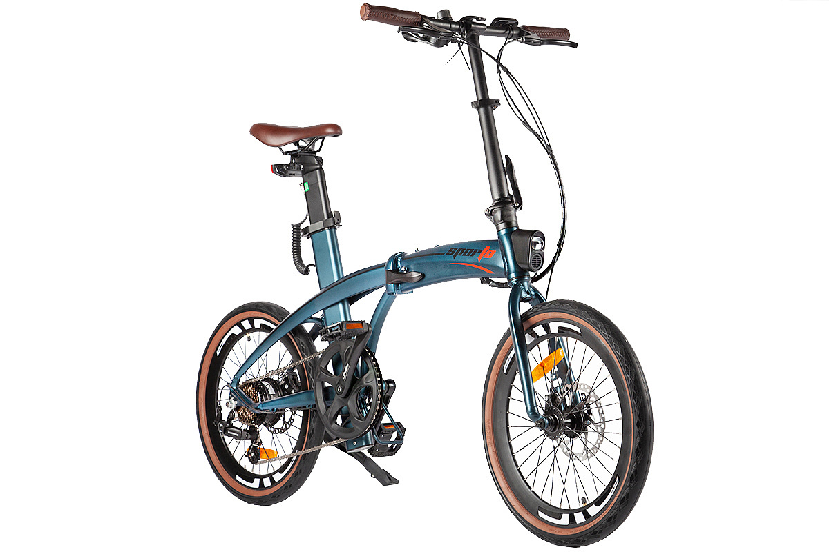 Электровелосипед Sporto (Серый-2720)