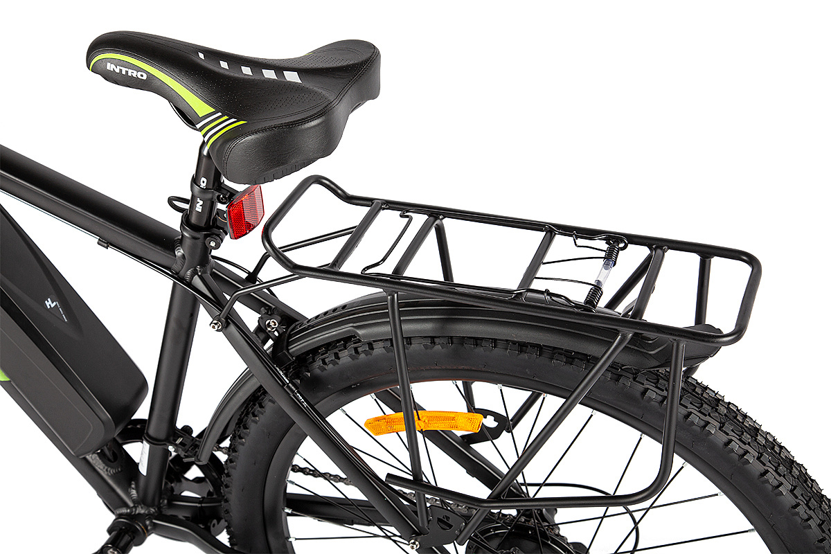 Велогибрид INTRO Sport XT (Черно-зеленый-2687)