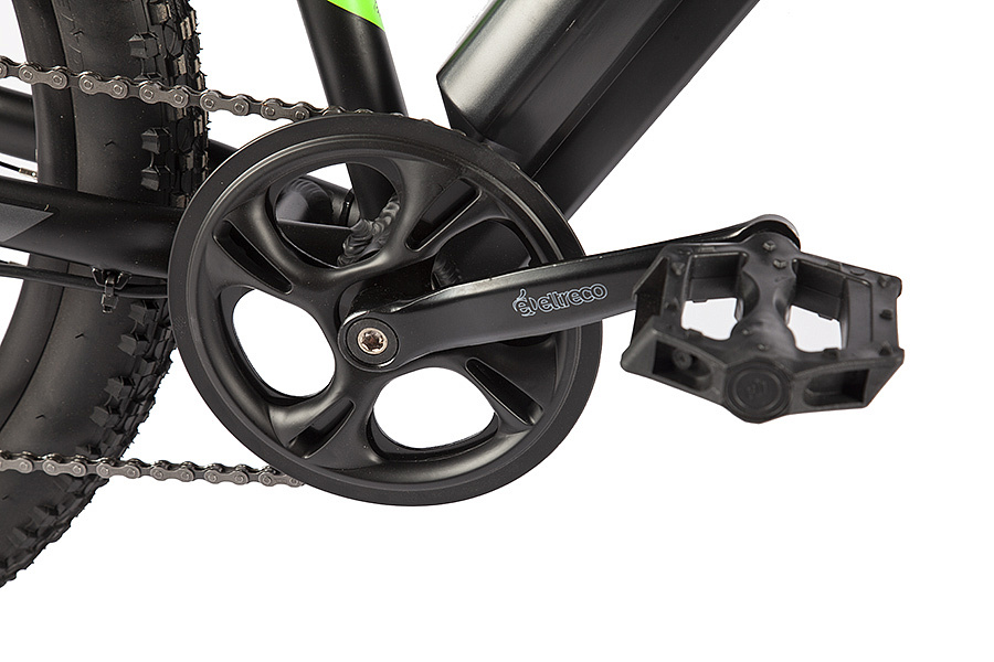 Велогибрид Eltreco XT 600 Pro (Серо-зеленый-2664)