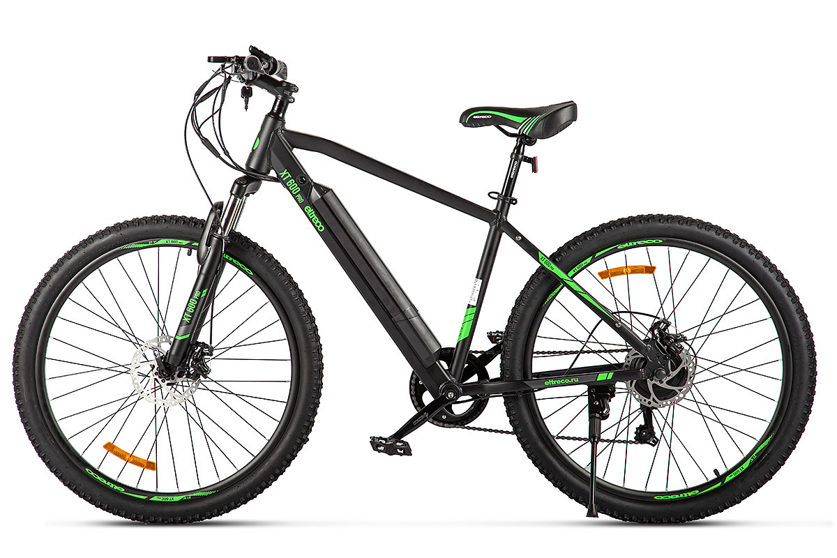 Велогибрид Eltreco XT 600 Pro (Сине-оранжевый-2668)