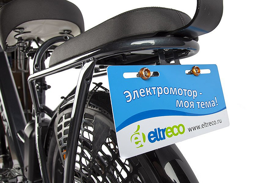 Электровелосипед GREEN CITY e-ALFA new (Черный-2151)
