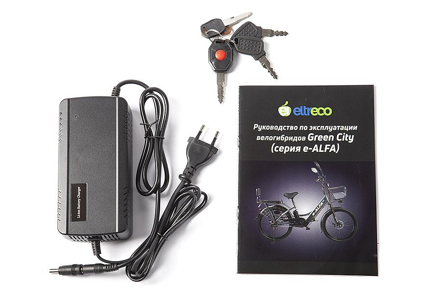 Велогибрид GREEN CITY e-ALFA Fat (Серебристый-2161)
