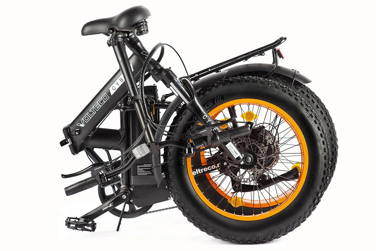 Электровелосипед VOLTECO CYBER (Красно-черный-2214)