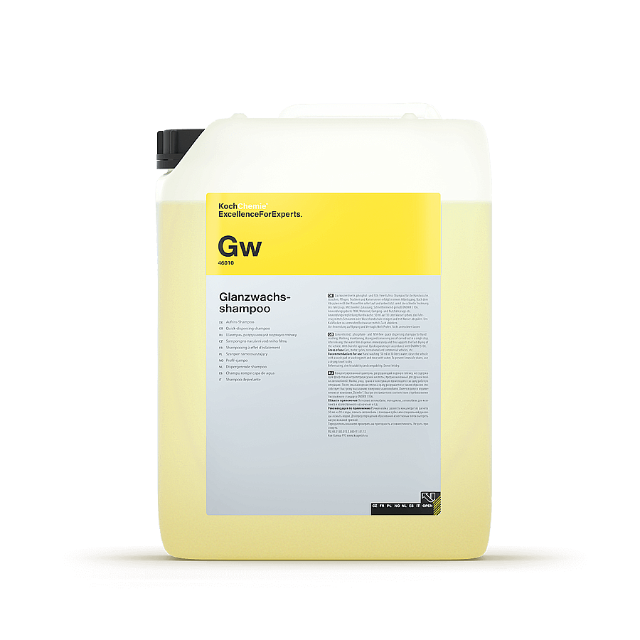 GLANZWACHSSHAMPOO - рН-нейтральный мультифункциональный концентрированный шампунь 10л