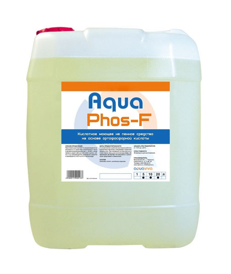 Кислотное моющее пенное средство на основе ортофосфорной кислоты Aqua Phos-F 20л