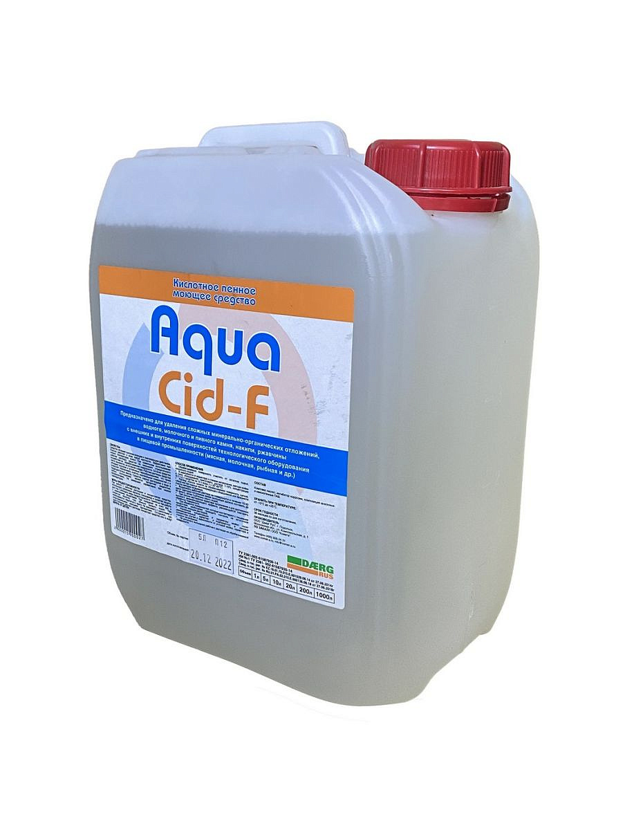 Кислотное пенное моющее средство Aqua Cid-F 5л