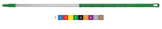 Ручка эргономичная, алюминий - 1300х32 мм., зеленый
