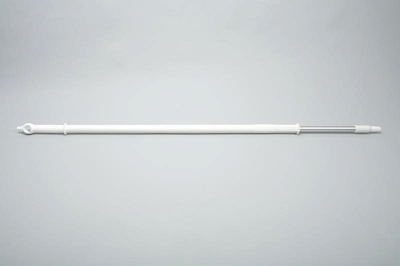 Ручка телескоп. эргономичная, алюминий (с подачей воды) - 1250/2000х32 мм., белый