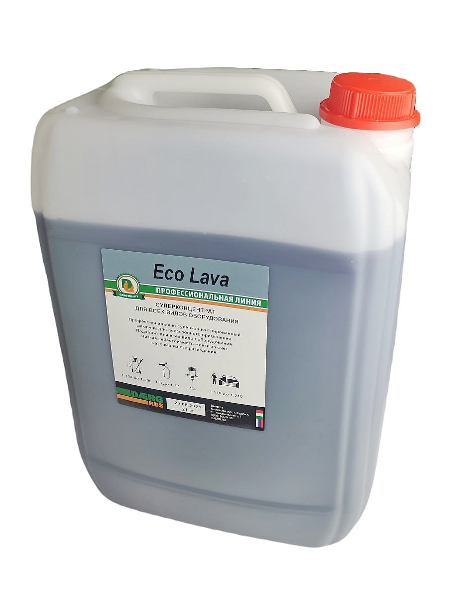 ECO LAVA Автошампунь для бесконтактной мойки 5.5 кг