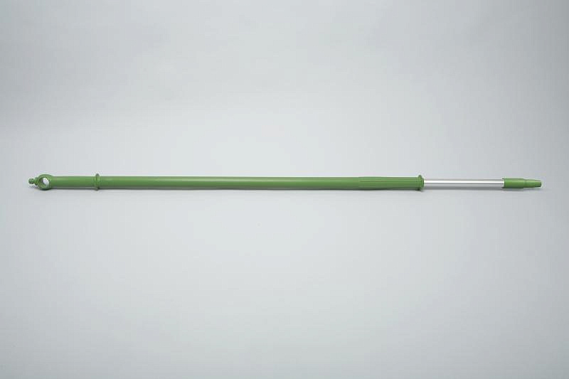 Ручка телескоп. эргономичная, алюминий (с подачей воды) - 1250/2000х32 мм., зеленый
