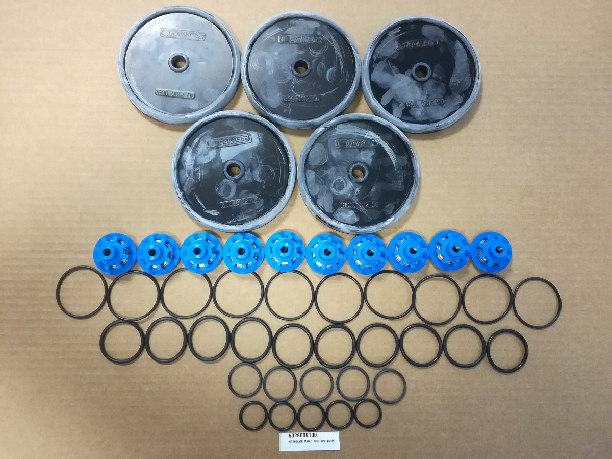 Ремкомплект насоса серии APS 141/166: мембрана NBR (KIT100)