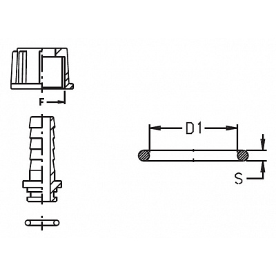 Уплотнительное кольцо 3/4х13,1х2,62 Tecomec