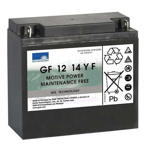 GEL аккумулятор Sonnenschein: 12В-14А/ч (С5)