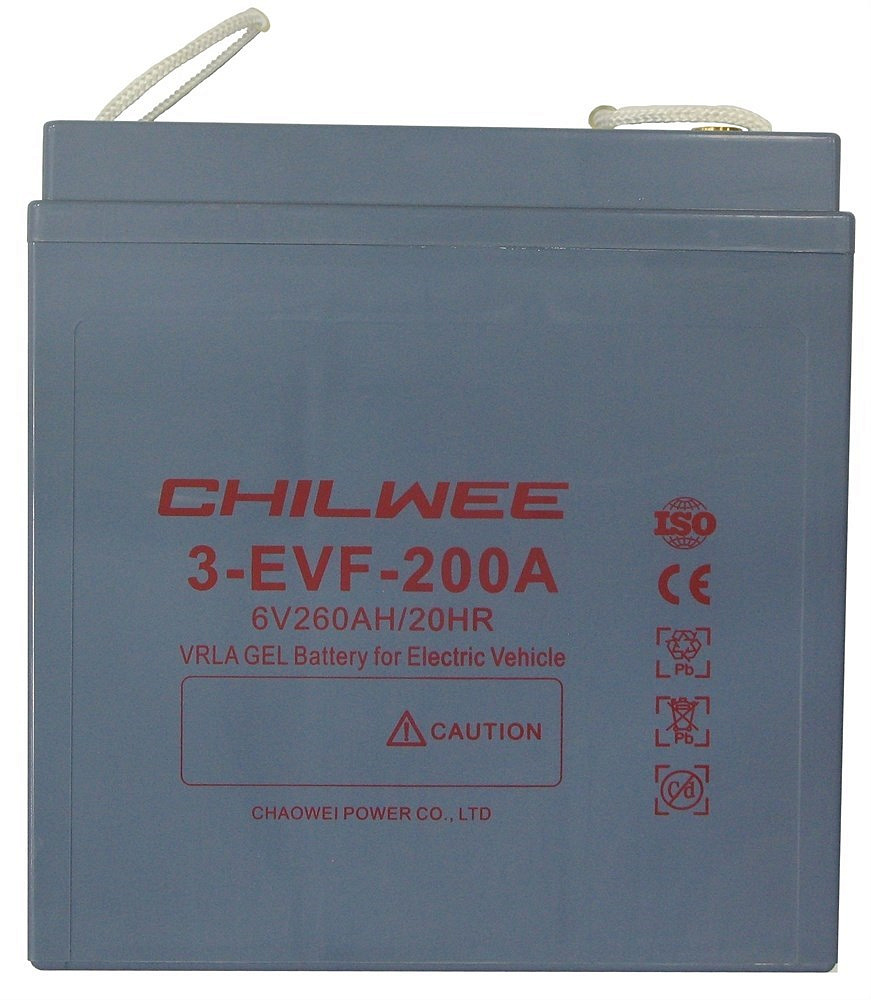 Chilwee 3-EVF-180A - Тяговый аккумулятор, GEL