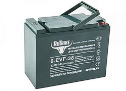 RuTrike 6-EVF-38 (12V38A/H C3) - гелевый тяговый аккумулятор
