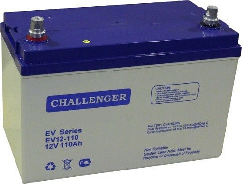 Challenger EV12-110- AGM - тяговый аккумулятор, 12 В