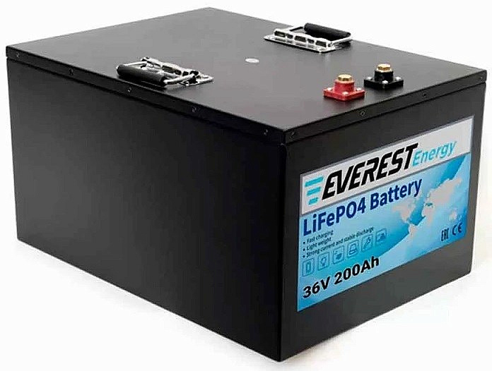 Everest Energy LFP-36V200Аh - литиевый тяговый аккумулятор