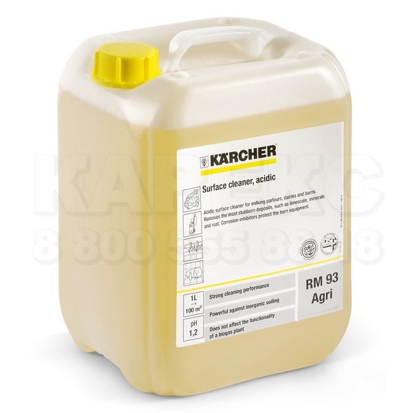 Моющее средство Karcher RM 93 AGRI, кислотное  для фермерских хозяйств