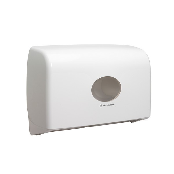 Диспенсер Kimberly-Clark AQUARIUS*  для туалетной бумаги - Twin Mini Jumbo / Белый
