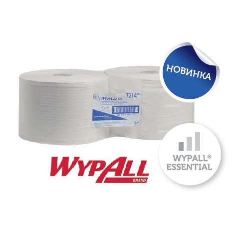 Протирочные салфетки Kimberly-Clark Wypall L20 - Рулон / Белый