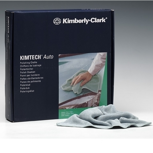 Полировочные салфетки Kimberly-Clark  Kimtech auto - Пачка / Зеленые